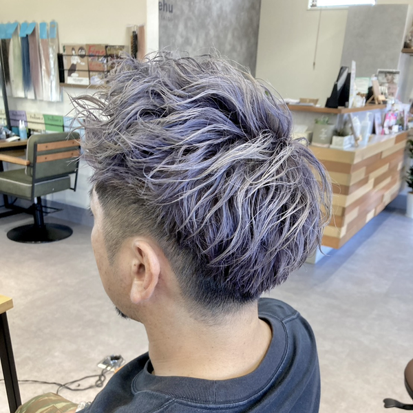 メンズショート シルバー