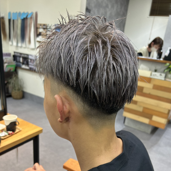 メンズショート グレージュ